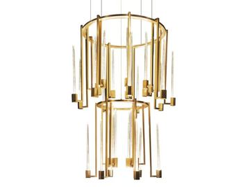 KALÌ - LED suspension lamp in Murano glass and brass by Paolo Castelli - view 2